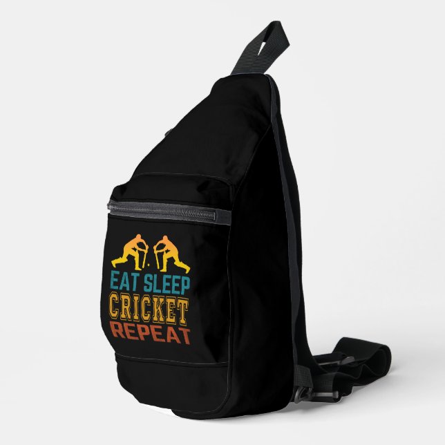 Sac À Bandoulière Manger Dormir Cricket Répéter (Coin droit)