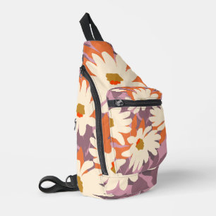 Sac À Bandoulière Marguerite artistique rose moderne Nature Décor