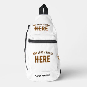 SAC À BANDOULIÈRE MARQUE BLANCHE MODERNE ET PERSONNALISABLE VÉRIFIÉE