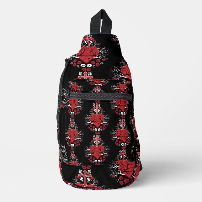 Sac À Bandoulière Meilleurs accessoires gothiques (Recto)