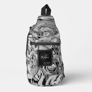 Sac À Bandoulière Mère De Mariée Cadeau Moderne Motif Chic Monogramm