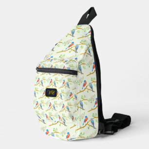 Sac À Bandoulière Merles bleus