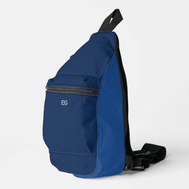 Sac À Bandoulière Minimalist Blue Monogram (Coin droit)