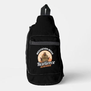 Sac À Bandoulière Mode Méditation Bigfoot Résilience Activée