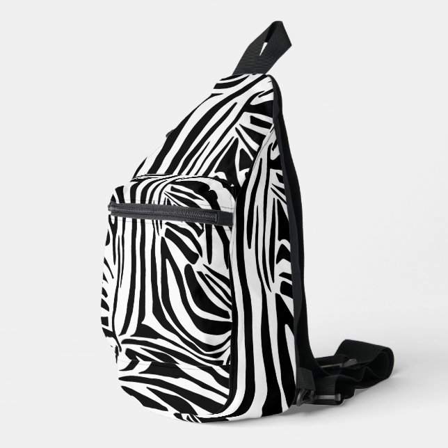 Sac À Bandoulière Modèle Zèbre (Coin droit)