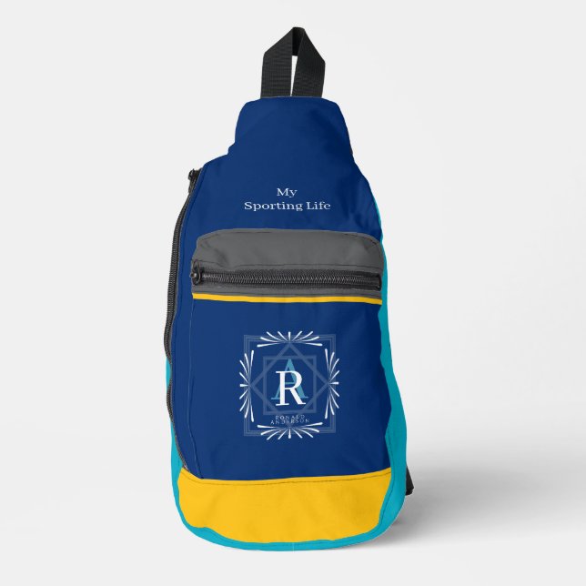Sac À Bandoulière Moderne et élégant Monogram Blue (Recto)
