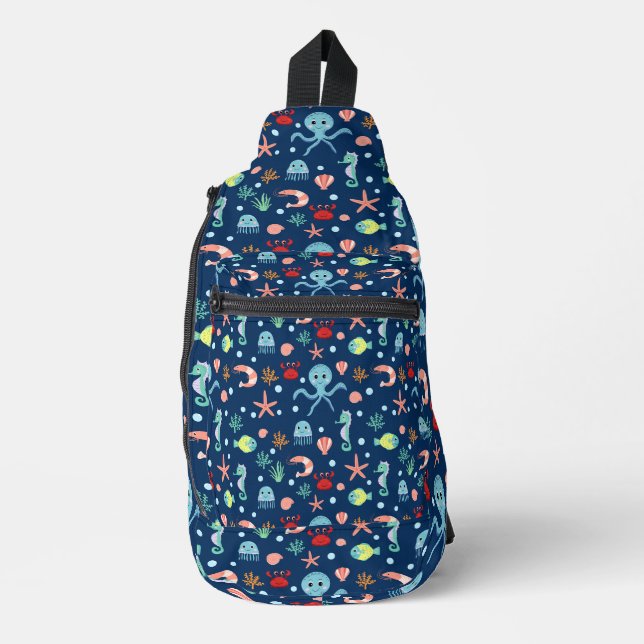 Sac À Bandoulière Monde marin (Recto)