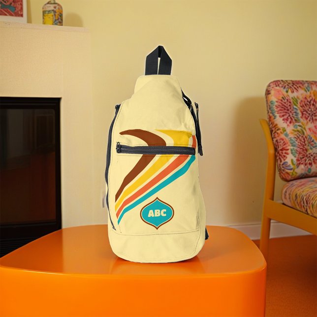 Sac À Bandoulière Monogramme rétro des années 1970 (Créateur téléchargé)