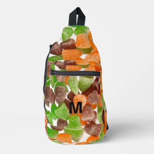 Sac À Bandoulière Monogramme sucre orange vert rouge gomme bonbon sa