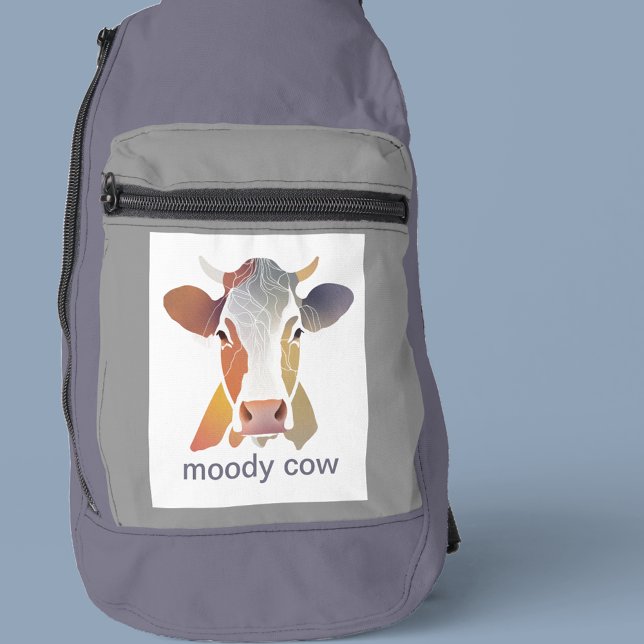 Sac À Bandoulière Moody Cow (Créateur téléchargé)