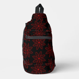 Sac À Bandoulière Motif criminel sur noir
