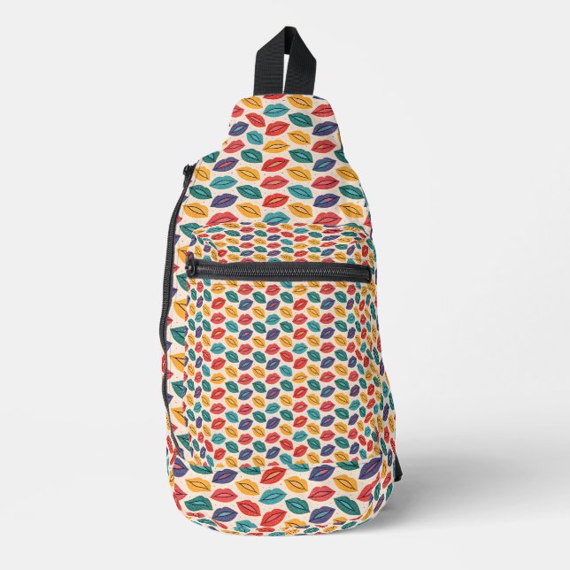 Sac À Bandoulière motif de baiser (Recto)