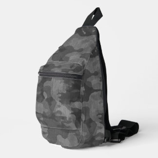 Sac À Bandoulière Motif de camouflage gris
