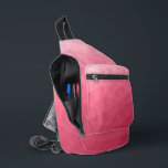 Sac À Bandoulière motif de maillage géométrique de dégradé rose rose<br><div class="desc">motif en maille géométrique rose, dégradé rose . Sacoche d'accessoires de mode cool pour tous. Rose rose magenta Triangle maillage géométrique avec un dégradé clair à foncé foncé.</div>