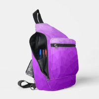 Motif de maille géométrique à dégradé violet