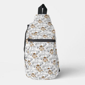 Sac À Bandoulière MOTIF de pop couleur d'art en ligne TAZ™