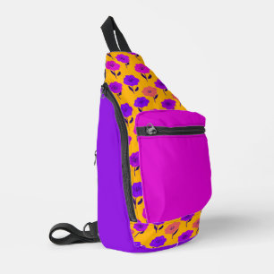 Sac À Bandoulière Motif floral vibrant