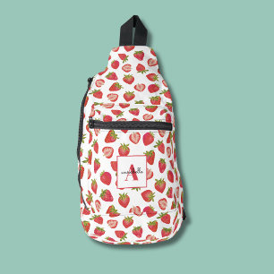 Sac À Bandoulière Motif fraise