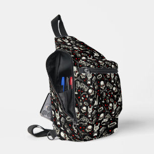 Sac À Bandoulière Motif métallique lourd rétro