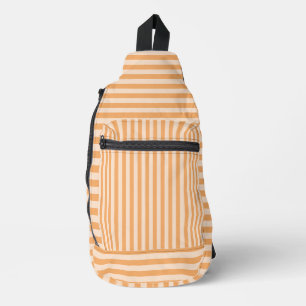 Sac À Bandoulière Motif sans couture à rayures orange