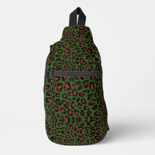 Sac À Bandoulière Motif sans voile Leopard