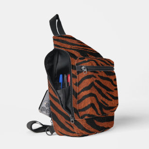 Sac À Bandoulière Motif sauvage rayure de tigre
