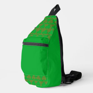 Sac À Bandoulière Motif Trèfle