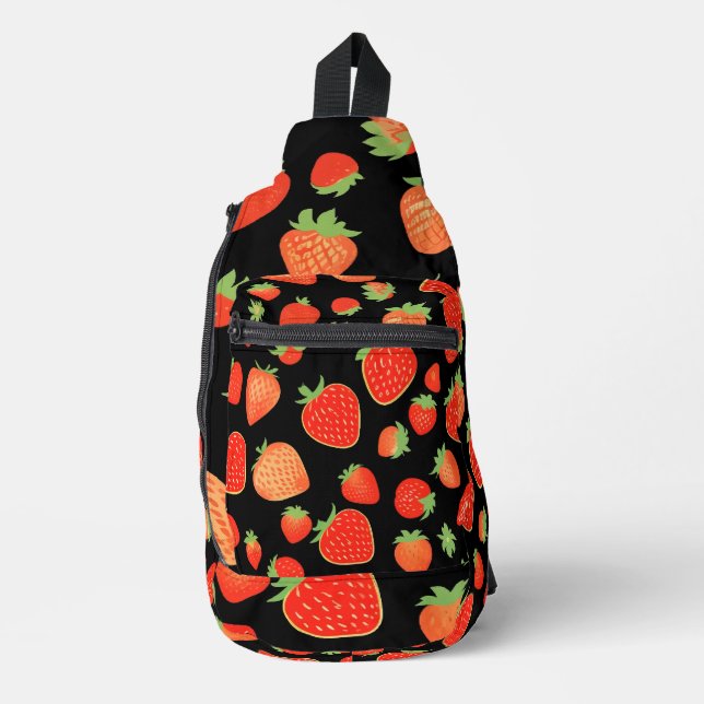 Sac À Bandoulière Motifs de fraises (Recto)