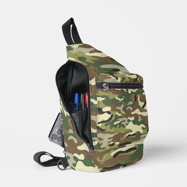 Sac À Bandoulière Multicam Tactical Camouflage Pattern (Ouvrir)