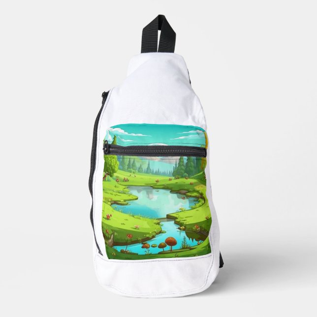 Sac À Bandoulière Nature 18. (Recto)