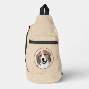 Sac À Bandoulière Nederlandse Kooikerhondje Peinture Animal Chien Ar