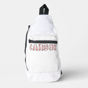 Sac À Bandoulière Nom des lettres personnalisées de baseball