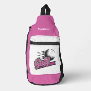 Sac À Bandoulière Nom personnalisé Golf