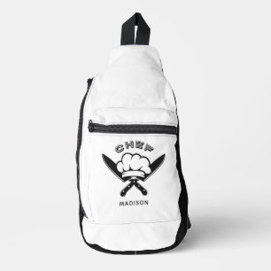 Sac À Bandoulière Nom personnalisé Logo du chef