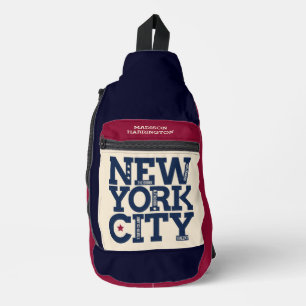 Sac À Bandoulière Nom personnalisé New York City