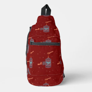 Sac À Bandoulière Oiseau libre Cage à oiseaux Art folklorique Main