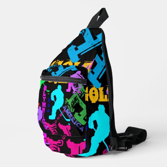 SAC À BANDOULIÈRE OLYMPIC HOCKEY (Coin droit)