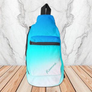 Sac À Bandoulière Ombre Turquoise