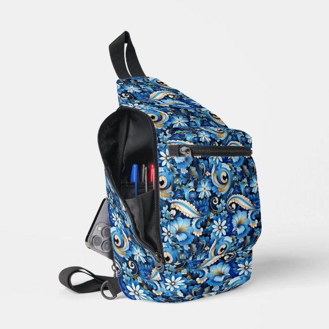 Sac À Bandoulière Paisley  (Ouvrir)