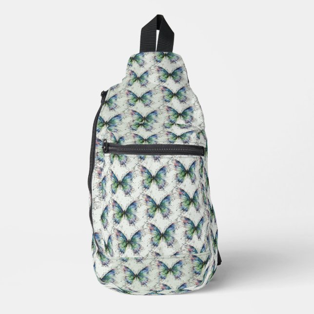 Sac À Bandoulière Papillon (Recto)