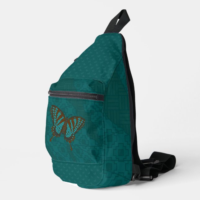 Sac À Bandoulière Papillon Swallowtail indigène (Coin droit)