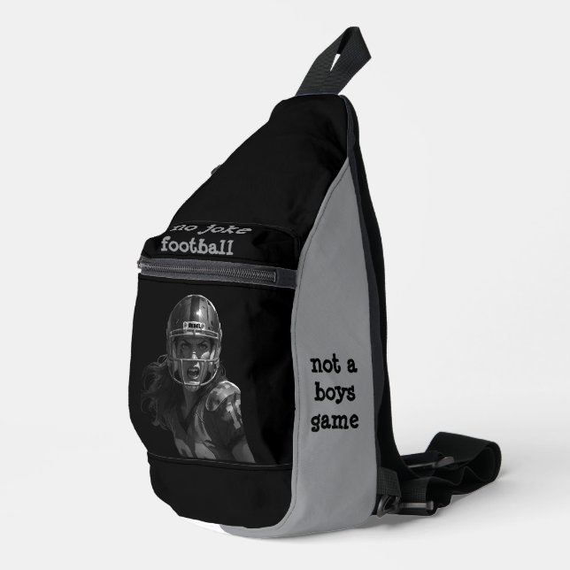 Sac À Bandoulière Pas un jeu de garçons  (Coin droit)