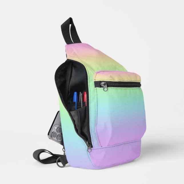 Sac À Bandoulière Pastel Rainbow Gradient (Ouvrir)