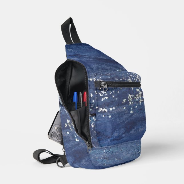 Sac À Bandoulière Peinture Abstraite (Ouvrir)