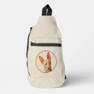 Sac À Bandoulière Peinture Cirneco dell'Etna Mignon Art de chien ori