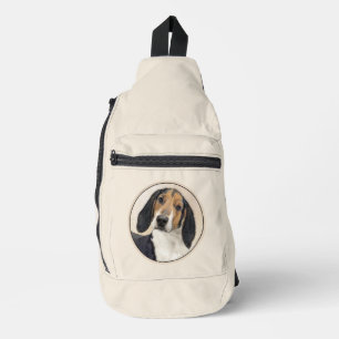 Sac À Bandoulière Peinture de Treeing Walker Coonhound Art canin ori