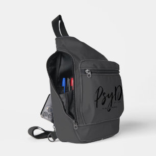 Sac À Bandoulière Personnalisé Elegant PsyD Docteur en Psychologie