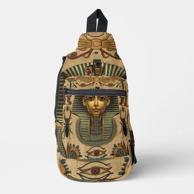 Sac À Bandoulière Pharaonic Print |  Sling Bag (Recto)