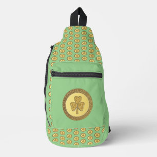 Sac À Bandoulière Pièce d'or Lucky Shamrock irlandais