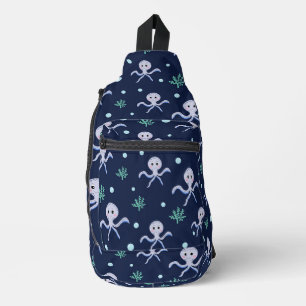 Sac À Bandoulière Pieuvre sous le motif enfants de la mer